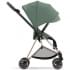 Cybex Mios III прогулочная коляска, шасси Rosegold, Leaf Green