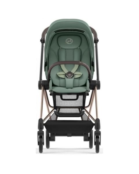 Cybex Mios III прогулочная коляска, шасси Rosegold, Leaf Green