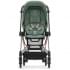 Cybex Mios III прогулочная коляска, шасси Rosegold, Leaf Green