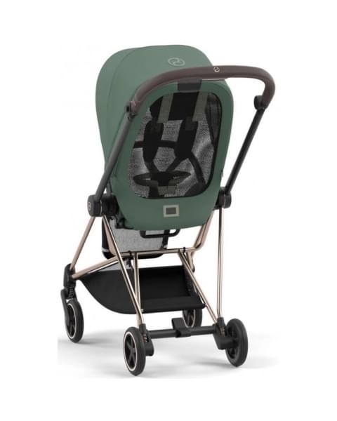 Cybex Mios III прогулочная коляска, шасси Rosegold, Leaf Green