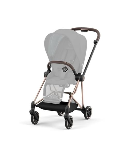 Cybex Mios III прогулочная коляска, шасси Rosegold, Leaf Green