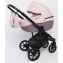 Детская коляска Peppy Indie Eco 2 в 1 25 Brown экокожа + роз.пудра ткань