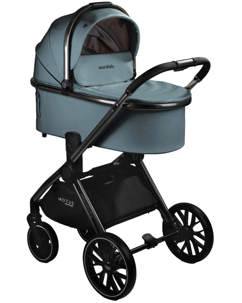 Детская коляска AmaroBaby Motus Premium Ecco 3 в 1 с автокреслом Rant Miro лагуна