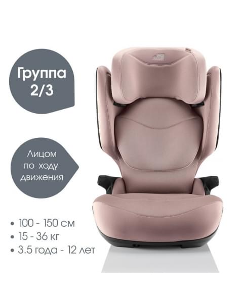 Автокресло Britax Roemer Kidfix Pro M Style (15-36 кг), Dusty Rose (Розовый)