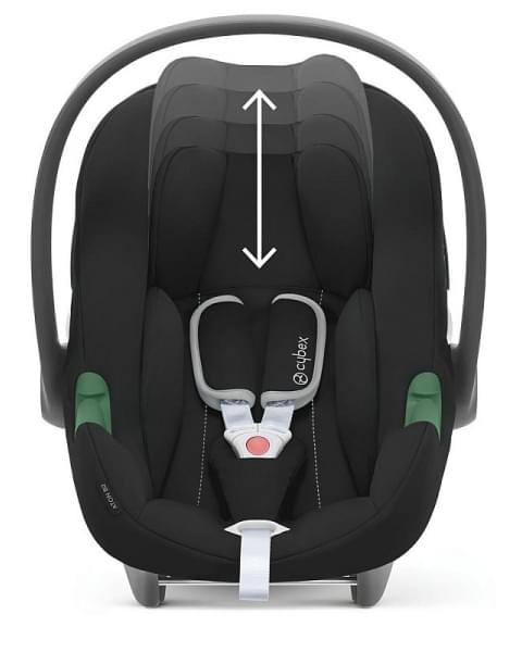 Автокресло Cybex Aton B2 i-Size (0-13 кг), Volcano Black (Черный) купить в Москве на официальном сайте