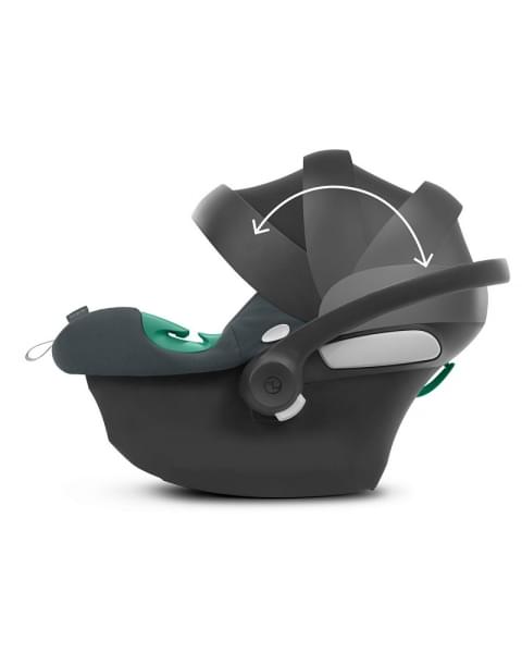 Автокресло (автолюлька) Cybex Aton B2 i-Size с базой Base One Steel Grey