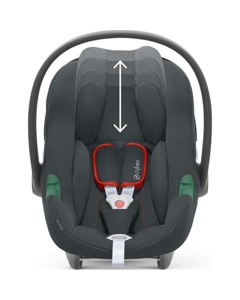 Автокресло (автолюлька) Cybex Aton B2 i-Size с базой Base One Steel Grey