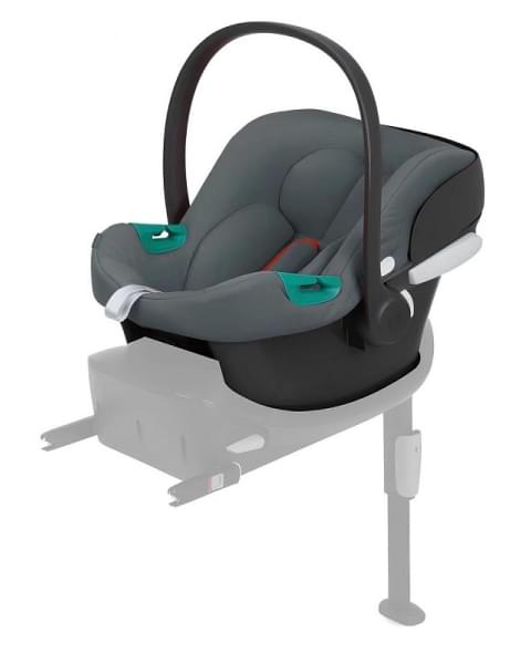 Автокресло (автолюлька) Cybex Aton B2 i-Size с базой Base One Steel Grey