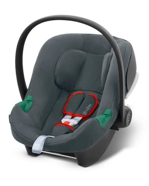 Автокресло (автолюлька) Cybex Aton B2 i-Size с базой Base One Steel Grey