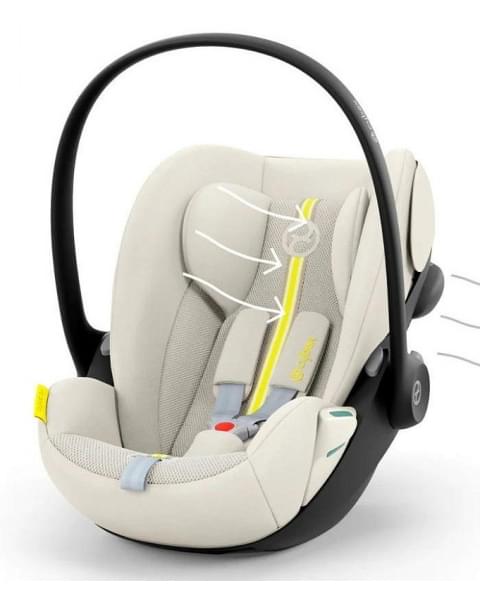 Автокресло Cybex Cloud G i-Size Plus (0-13 кг), Seashell Beige (Бежевый)