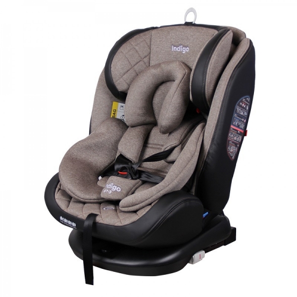 Автокресло Indigo Aero Isofix бежевый