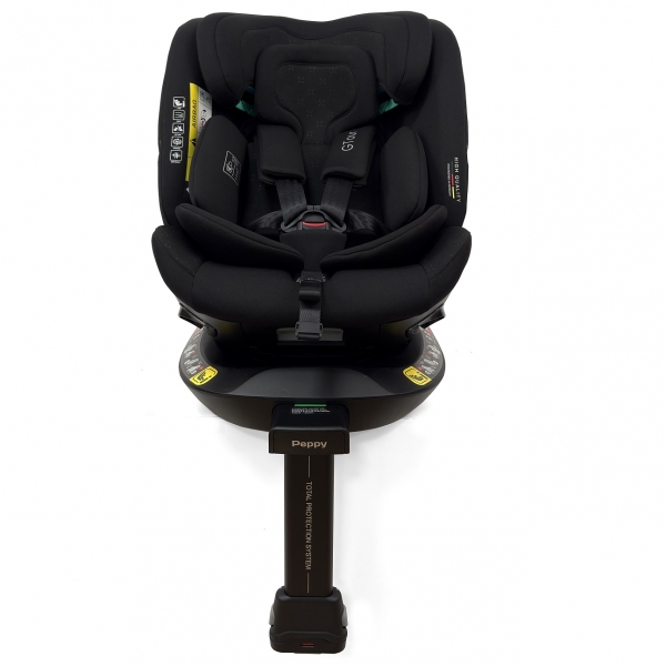 Автокресло Peppy Gtour 0-36 I-Size 40-150 см (Black) черный