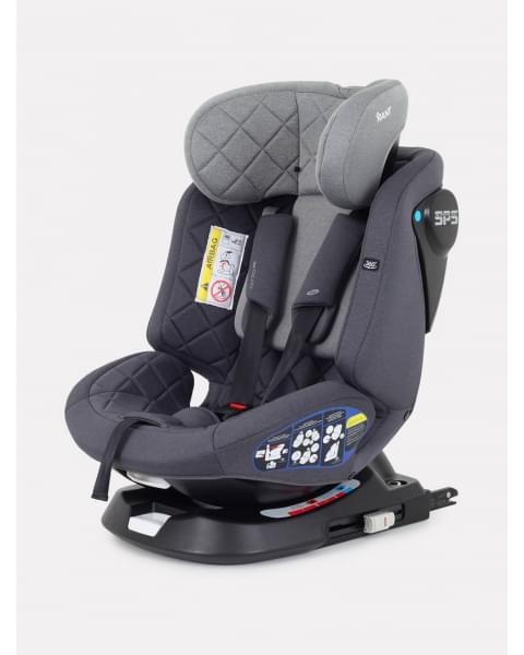Автокресло Rant Nitro Plus isofix 0/1/2/3 (0-36 кг) Grey