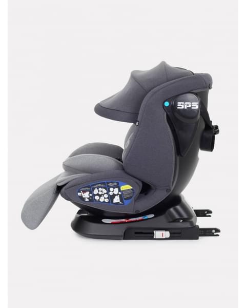 Автокресло Rant Nitro Plus isofix 0/1/2/3 (0-36 кг) Grey