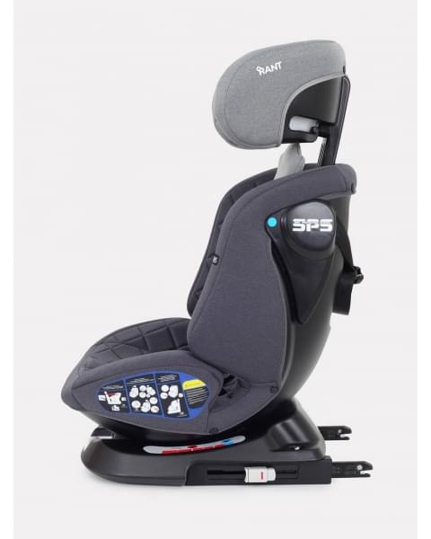 Автокресло Rant Nitro Plus isofix 0/1/2/3 (0-36 кг) Grey