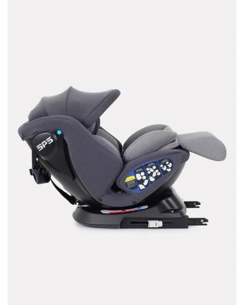 Автокресло Rant Nitro Plus isofix 0/1/2/3 (0-36 кг) Grey