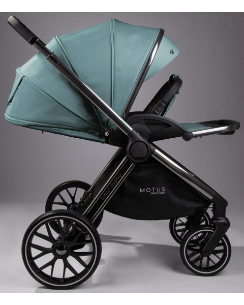 Детская коляска AmaroBaby Motus Premium Ecco 3 в 1 с автокреслом Rant Miro лагуна