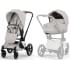 Коляска Cybex Priam V Chrome Style Collection 2 в 1 City Grey