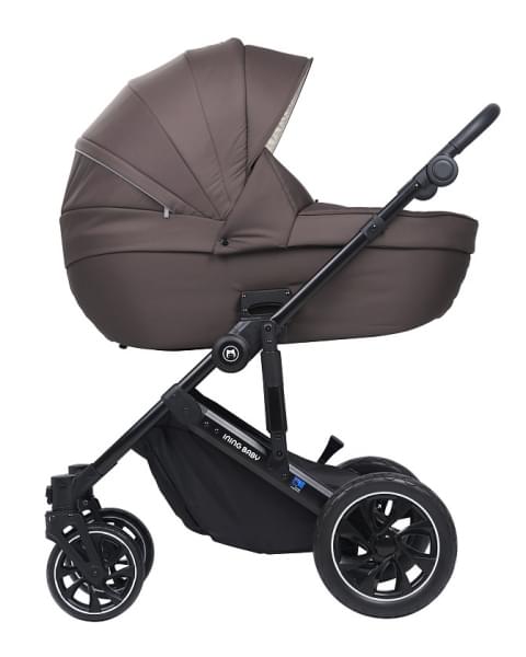 Детская коляска 2 в 1 IningBaby KR 340 brown