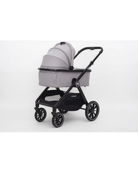 Детская коляска 2 в 1 Ining Baby KR345 Rider Light grey