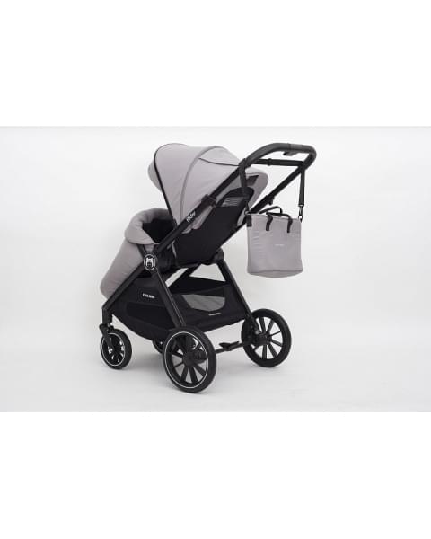 Детская коляска 2 в 1 Ining Baby KR345 Rider Light grey