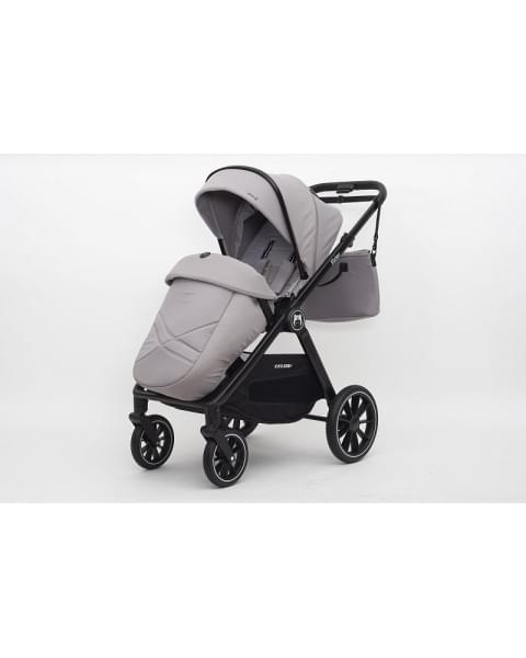 Детская коляска 2 в 1 Ining Baby KR345 Rider Light grey