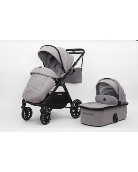 Детская коляска 2 в 1 Ining Baby KR345 Rider Light grey
