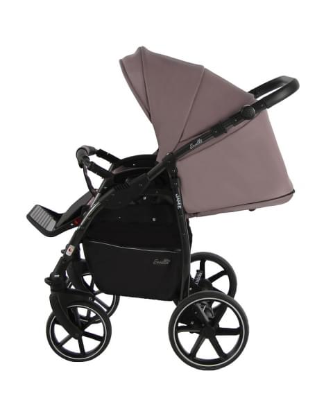 Детская коляска 3 в 1 Sevillababy Jamie ягодный экокожа