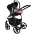 Детская коляска 3 в 1 Sevillababy Jamie ягодный экокожа