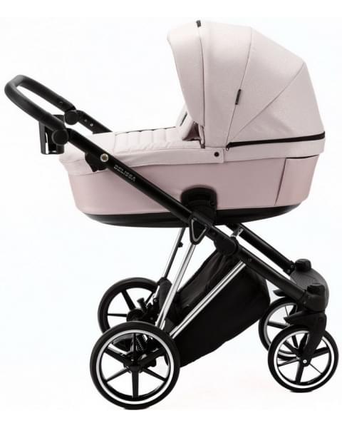 Детская коляска Adamex Belissa Special Edition 2 в 1 B-PS590 (РОЗ С БЛЁСТ ХРОМ.РАМ)