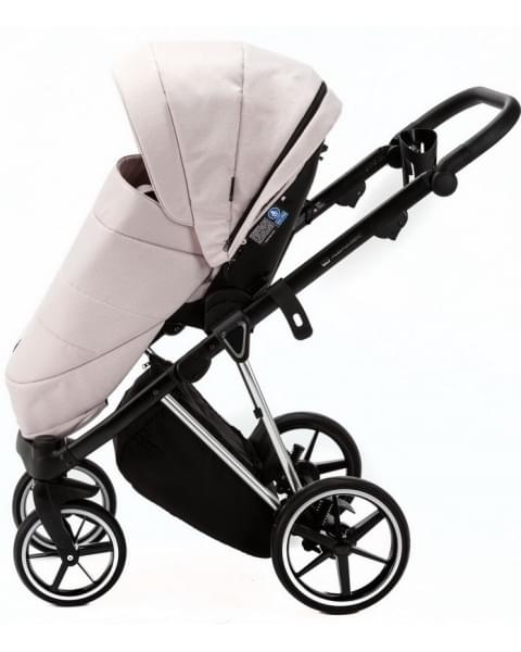 Детская коляска Adamex Belissa Special Edition 2 в 1 B-PS590 (РОЗ С БЛЁСТ ХРОМ.РАМ)