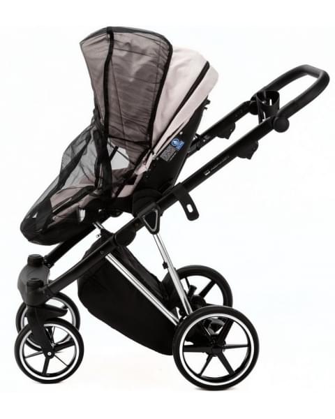 Детская коляска Adamex Belissa Special Edition 2 в 1 B-PS590 (РОЗ С БЛЁСТ ХРОМ.РАМ)