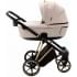 Детская коляска Adamex Belissa Special Edition 3 в 1 B-PS560 (СВ.БЕЖ ЗОЛОТ.РАМ)