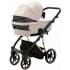 Детская коляска Adamex Belissa Special Edition 3 в 1 B-PS560 (СВ.БЕЖ ЗОЛОТ.РАМ)