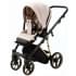 Детская коляска Adamex Belissa Special Edition 3 в 1 B-PS560 (СВ.БЕЖ ЗОЛОТ.РАМ)