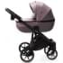 Детская коляска Adamex Bibione 3 в 1 BI-PS21/A (СЕРО-РОЗОВ+СИРЕНЬ ПЕРФ.КОЖА)