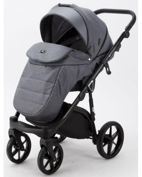 Детская коляска Adamex Bibione 3 в 1 BI-PS86 (Т.СЕР+Т.СЕР.ПЕРЛ.КОЖА)