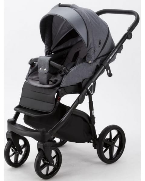 Детская коляска Adamex Bibione 3 в 1 BI-PS86 (Т.СЕР+Т.СЕР.ПЕРЛ.КОЖА)