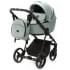 Детская коляска Adamex Blanc 2 в 1 BL-PS122 LUX (СЕРО-ЗЕЛЕН+СЕРО-ЗЕЛЕН. КОЖА)