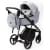 Детская коляска Adamex Blanc 2 в 1 BL-PS138 TIP (СВ.СЕРЫЙ+СВ.СЕРАЯ КОЖА)