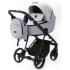 Детская коляска Adamex Blanc 2 в 1 BL-PS138 TIP (СВ.СЕРЫЙ+СВ.СЕРАЯ КОЖА)