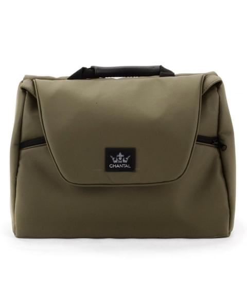 Детская коляска Adamex Chantal Retro Deluxe 3 в 1 C-SA21 (ХАКИ КОЖА)