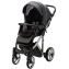 Детская коляска Adamex Chantal Special Edition Deluxe 2 в 1 С114 (ЧЕРН.ПЕРЛ.КОЖА+ХРОМ РАМА)