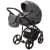 Детская коляска Adamex Lanti 3 в 1 LN-PS58 (Т.СЕР.+ Т.СЕР. КОЖА)