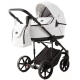 Детская коляска Adamex Locco Light Deluxe 3 в 1 LL-SA01 (БЕЛ.КОЖА)