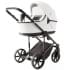 Детская коляска Adamex Locco Light Deluxe 3 в 1 LL-SA01 (БЕЛ.КОЖА)