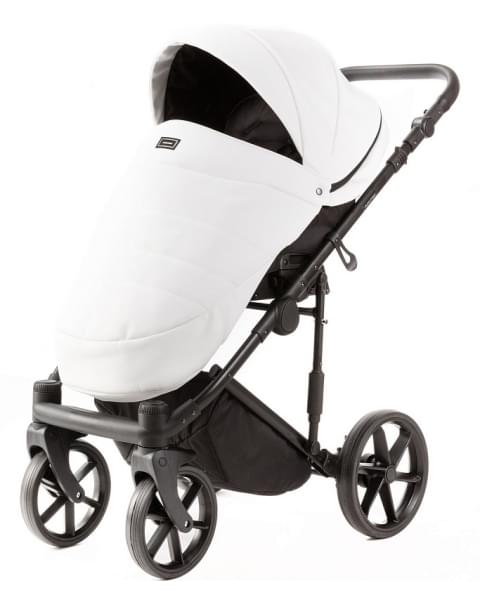Детская коляска Adamex Locco Light Deluxe 3 в 1 LL-SA01 (БЕЛ.КОЖА)