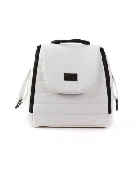 Детская коляска Adamex Locco Light Deluxe 3 в 1 LL-SA01 (БЕЛ.КОЖА)