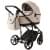 Детская коляска Adamex Locco Light Deluxe 3 в 1 LL-SA07 (СВ.БЕЖЕВАЯ КОЖА)
