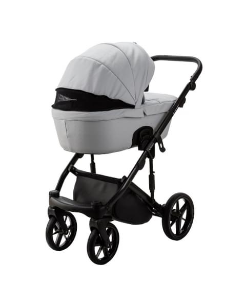 Детская коляска Adamex Lumi Air Deluxe 2 в 1 L-SA03 (СВ.СЕРАЯ КОЖА)